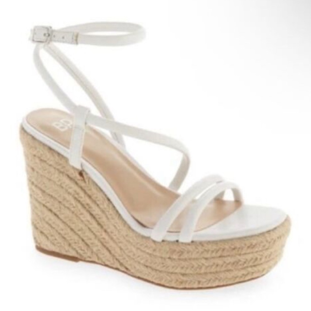 BP | Women’s 9.5 Cohan White Wedge Espadrilles Nordstrom New no box